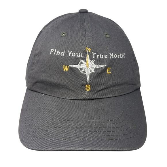 Find Your True North YCL 2017 Baseball Cap Gray One Size Adjustable BIG X - Picture 1 of 9